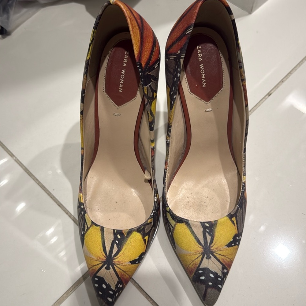 Zara heeels butterfly original